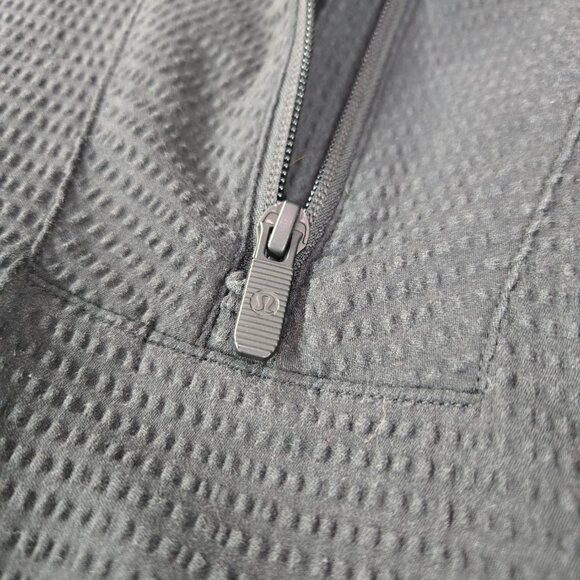 Lululemon x Peloton Women‎ Jacket 8 Black Pack Light Pullover 1/2 Zip READ - Picture 11 of 11